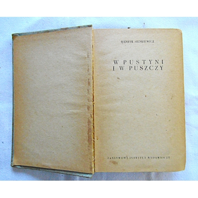 Sienkiewicz H.  W PUSTYNI I W PUSZCZY  308/8