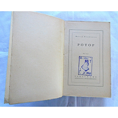 Sienkiewicz H.  POTOP  Tom III  293/8