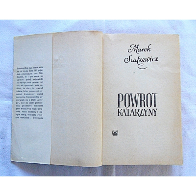 Sadzewicz M. POWRÓT KATARZYNY  7/6