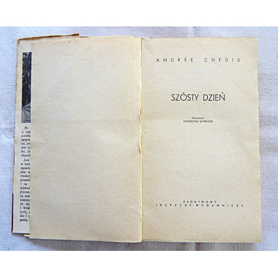 Chedid A. SZÓSTY DZIEŃ  206/9