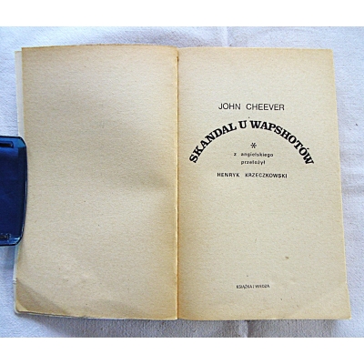 Cheever J. SKANDAL U WAPSHOTÓW  391/13