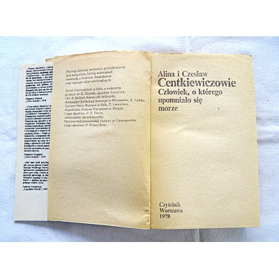 Centkiewiczowie A i C. CZŁOWIEK, O KTÓREGO UPOMNIAŁO SIĘ MORZE  145/14