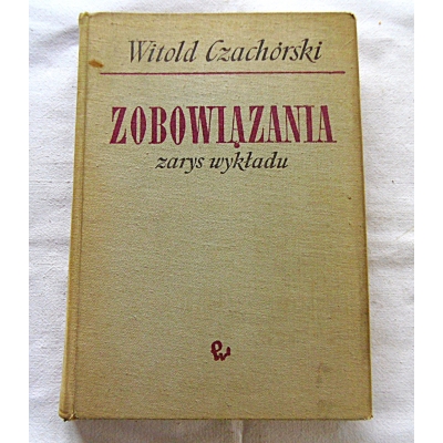 Czachórski W.  ZOBOWIĄZANIA zarys wykładu  277/11