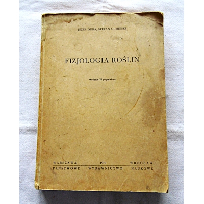 Duda J.  FIZJOLOGIA ROŚLIN  209/13