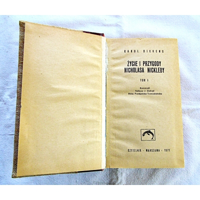 Dickens K. ŻYCIE I PRZYGODY NICHOLASA  NICKLEBY  Tom I   206/9
