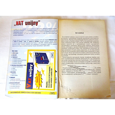 Pr.zb. PODATKI NOWY VAT rozporządzenia z komentarzem nr.7/2004  206/9