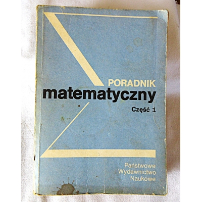 Pr.zb. PORADNIK MATEMATYCZNY Część 1  116/13