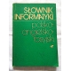 Pr. zb.  SŁOWNIK INFORMATYKI  polsko-angielsko-rosyjski