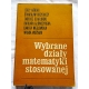 Pr.zb. WYBRANE DZIAŁY MATEMATYKI STOSOWANEJ