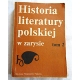 Pr.zb. HISTORIA LITERATURY POLSKIEJ w zarysie  T.2  149/11